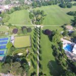 Horsham Park from the air