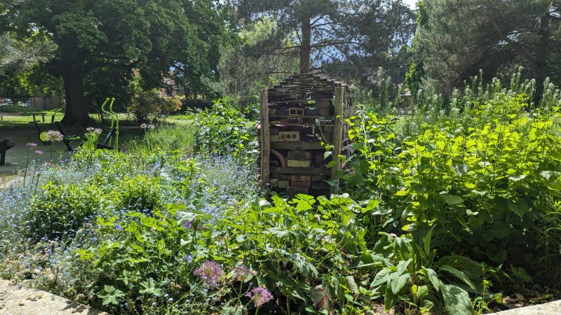 The bee bead and bug hotel