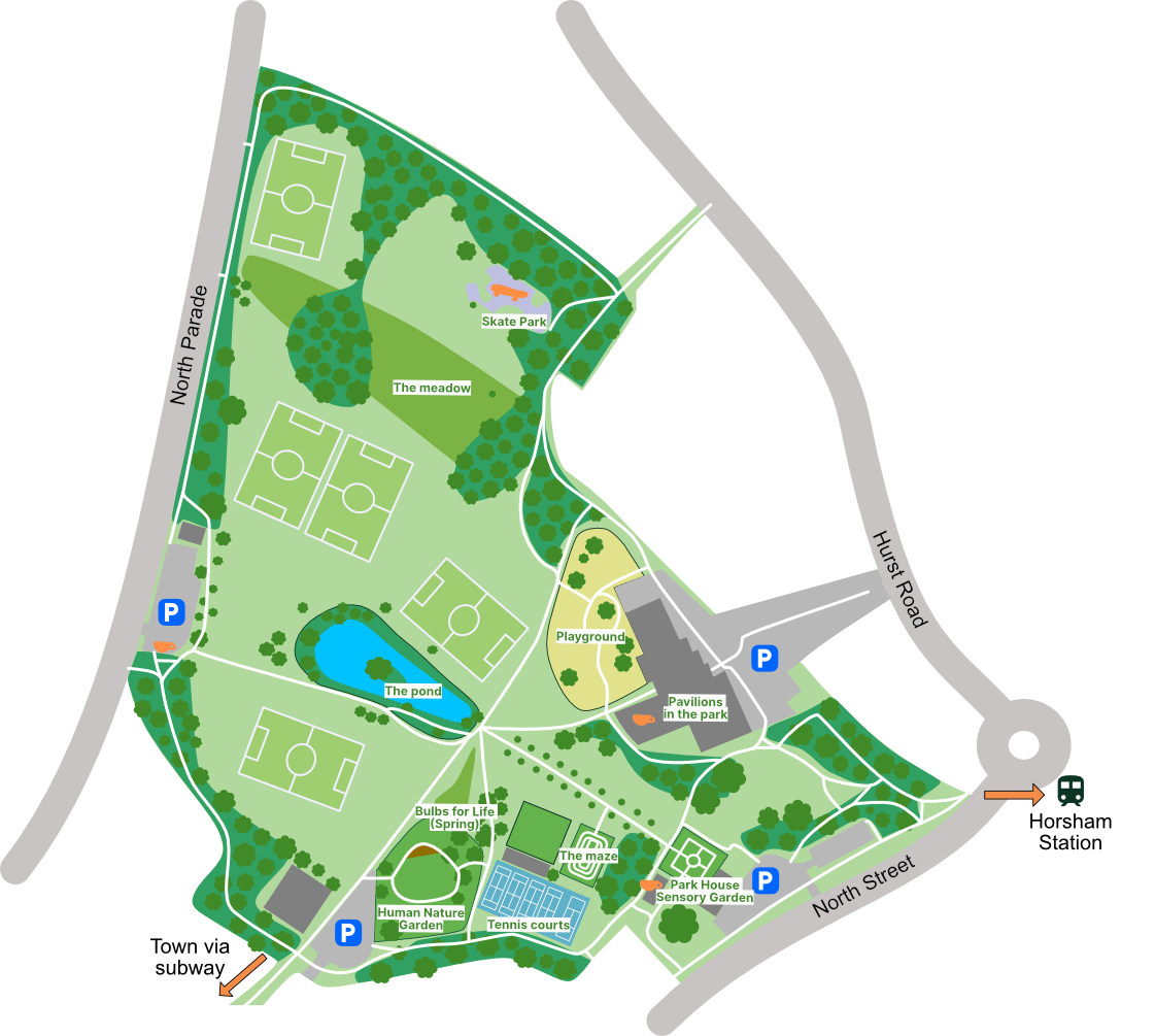 Map of the park
